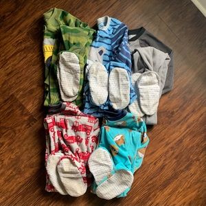 Carter’s Fleece Zip-Up Pajama Sets 5T